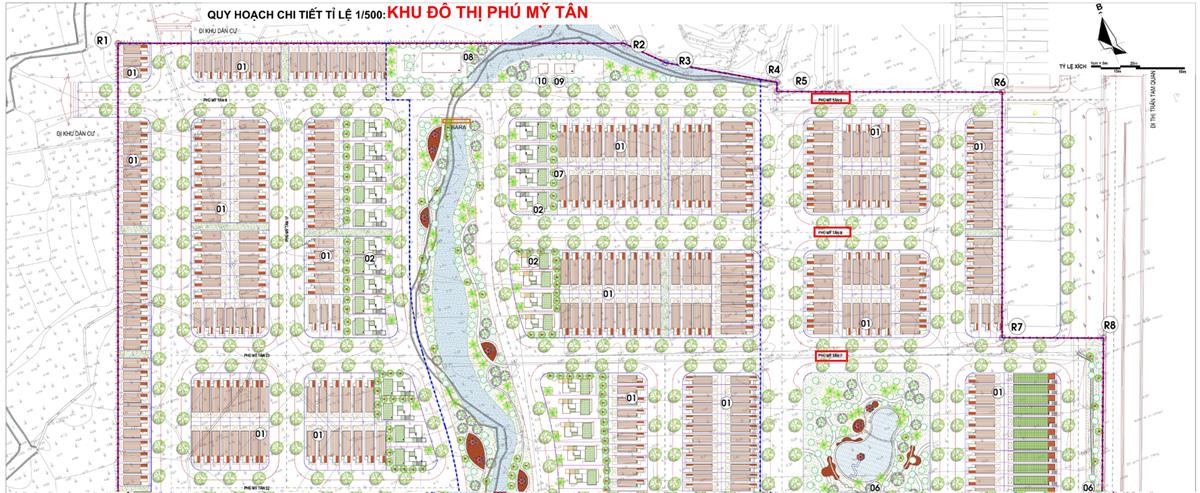 Đất Nền KĐT Phú Mỹ Tân, QL1A , P. Hoài Tân, Tx. Hoài Nhơn