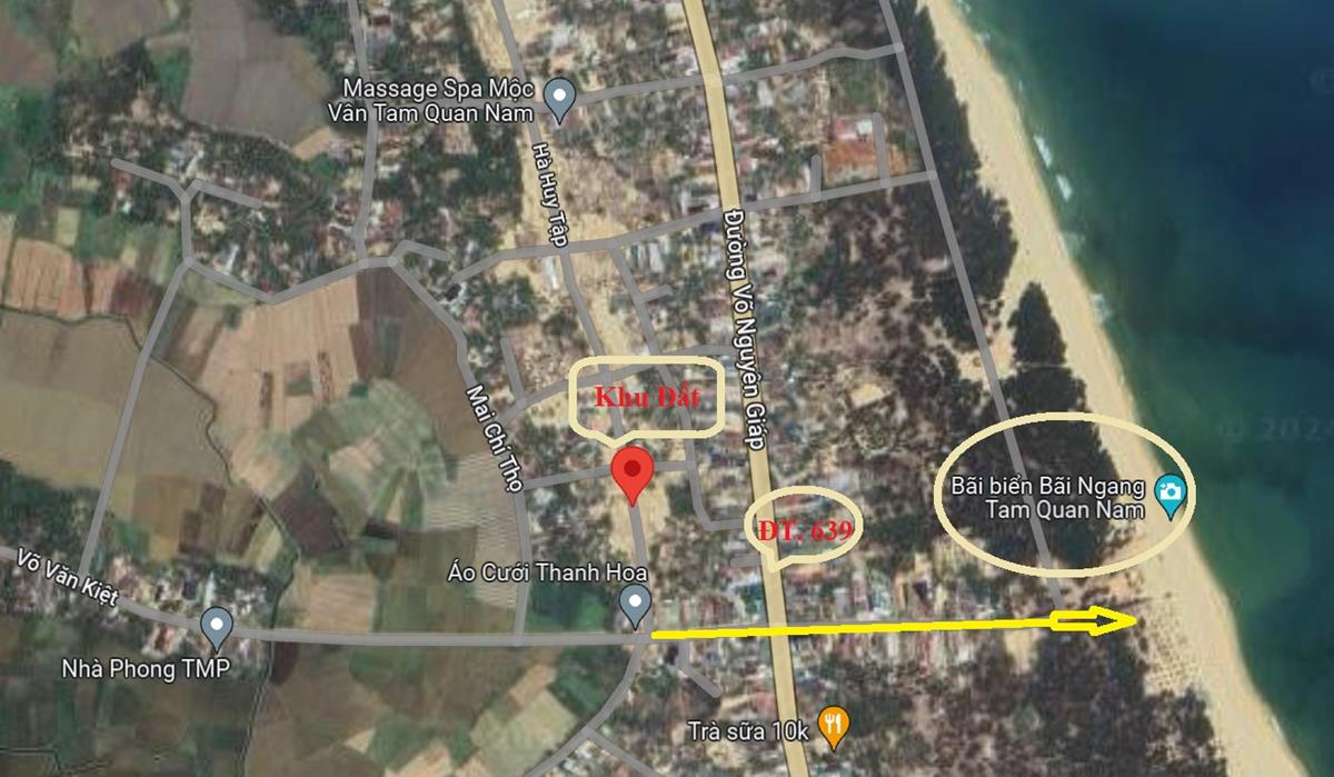 Đất Nền Ven Biển Tăng Long, Tam Quan Nam TX. Hoài Nhơn