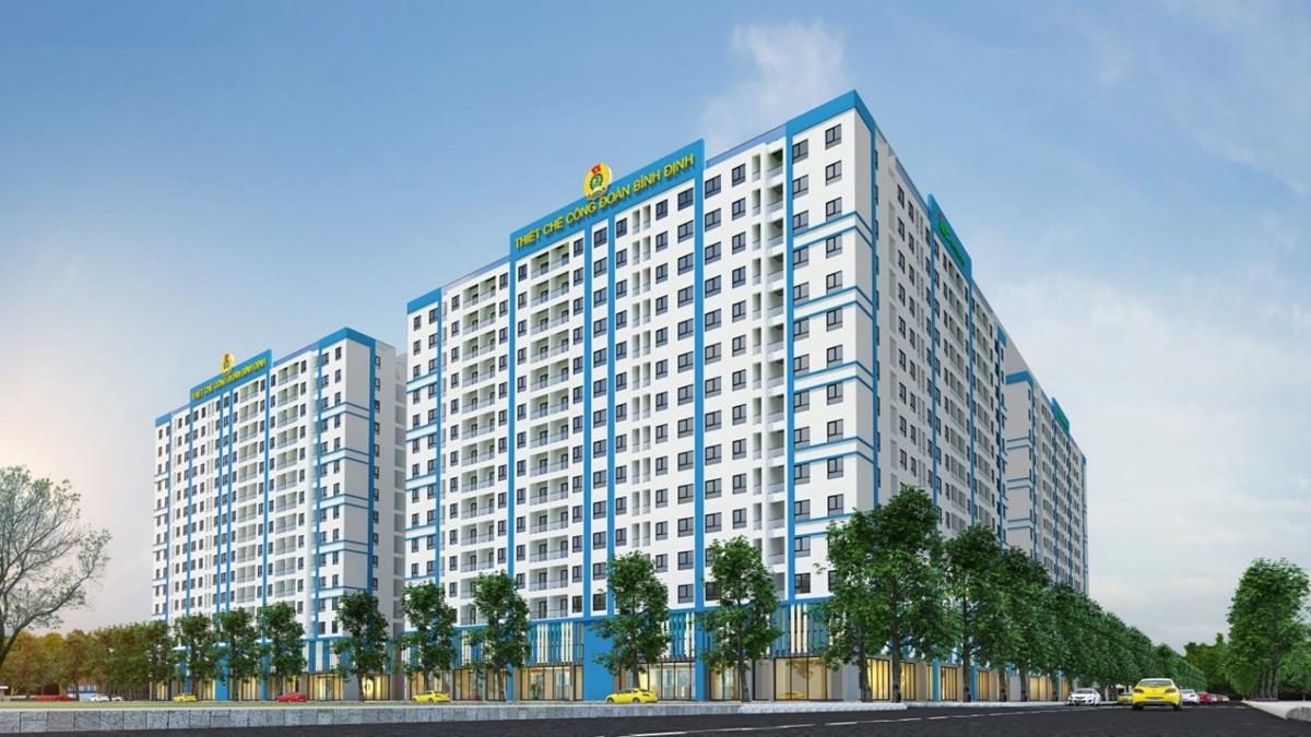 Căn Hộ Long Vân 465triệu/căn, Thuộc Khu Thiết Chế Công Đoàn