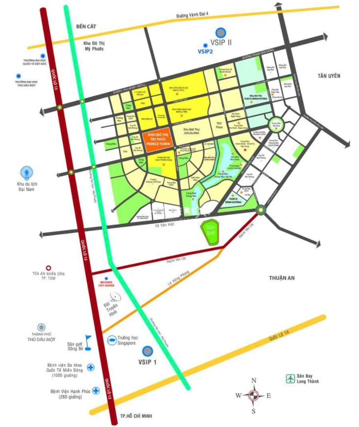 Thành Phố Mới Tỉnh Bình Dương - Tổng C.Ty Becamex IDC Đầu Tư & Thi Công