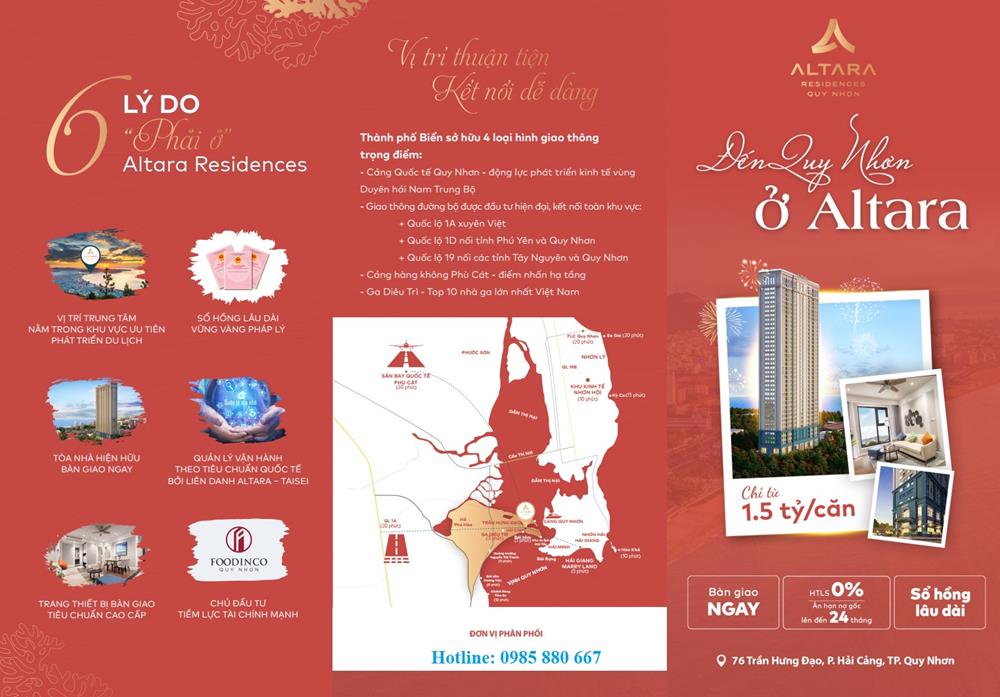 tiện ích căn hộ altara quy nhơn