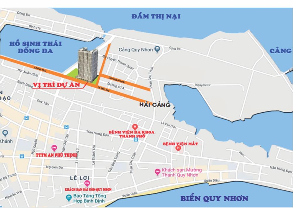 vị trí chung cư phú tài quy nhơn