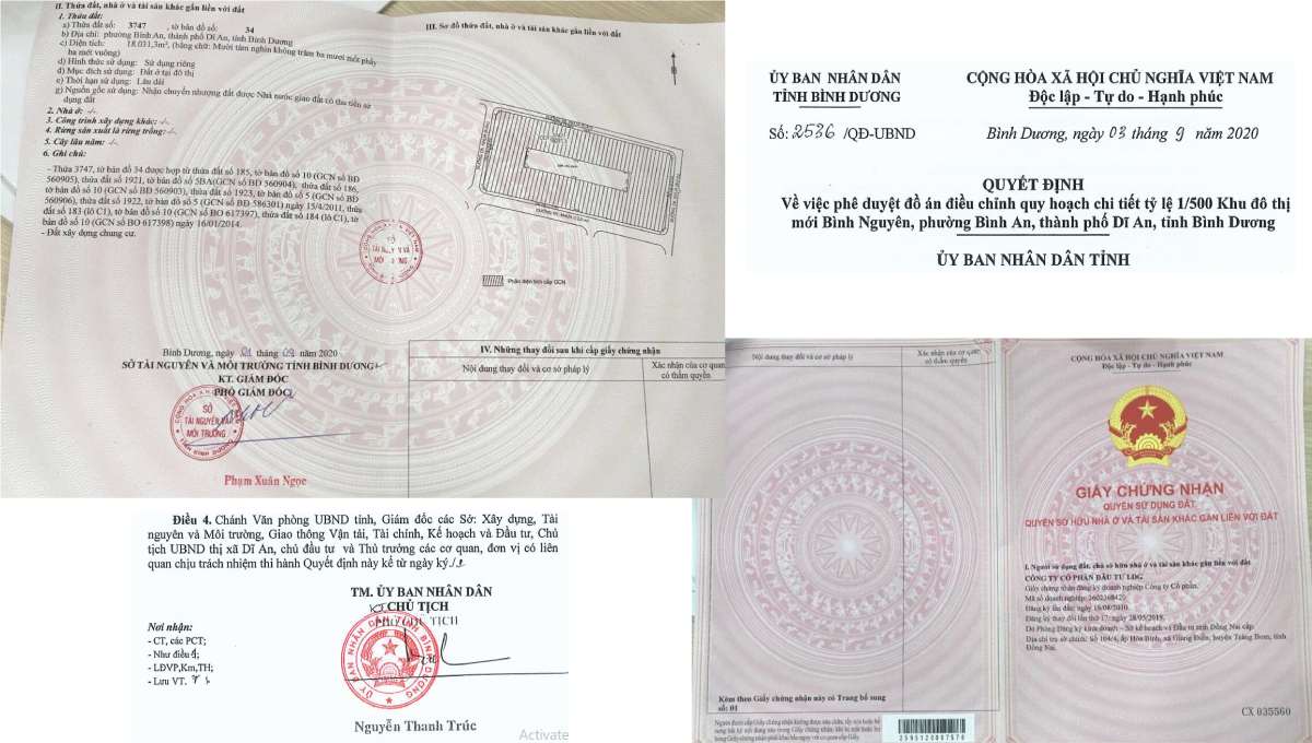 pháp lý của chung cư ở thủ đức