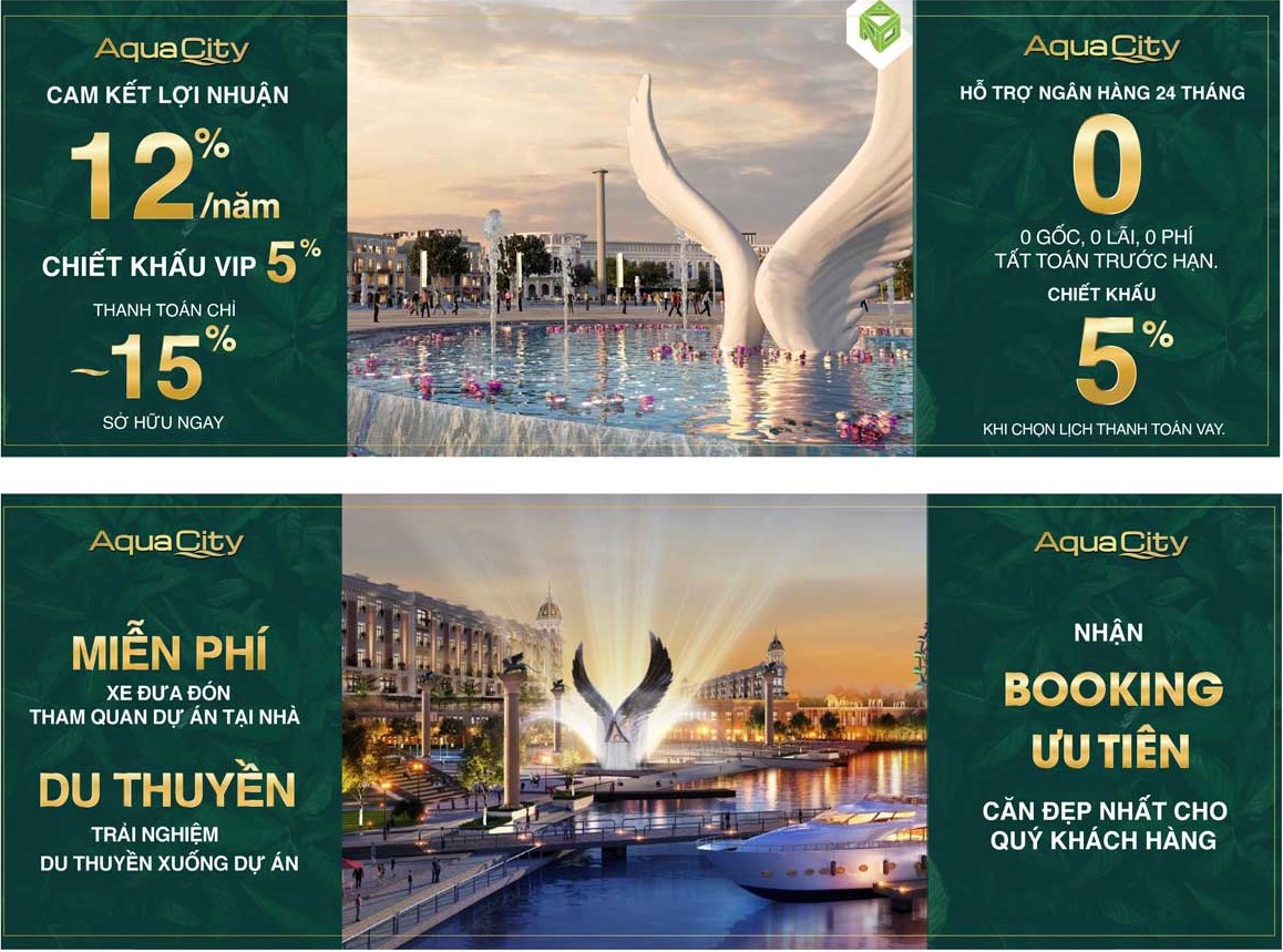 chính sách ưu đãi của aqua city đảo phượng hoàng