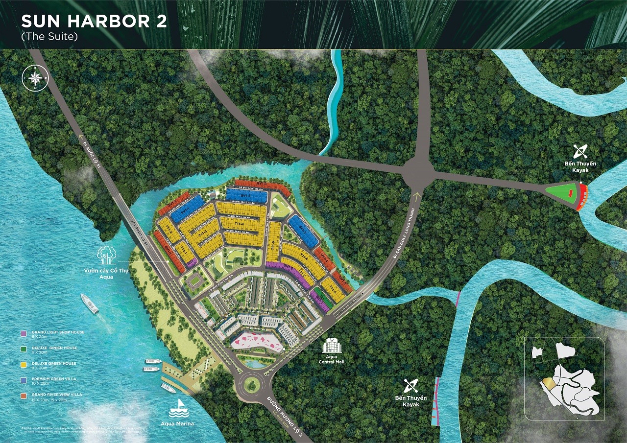 Mặt bằng tổng thể Aqua City The Suite