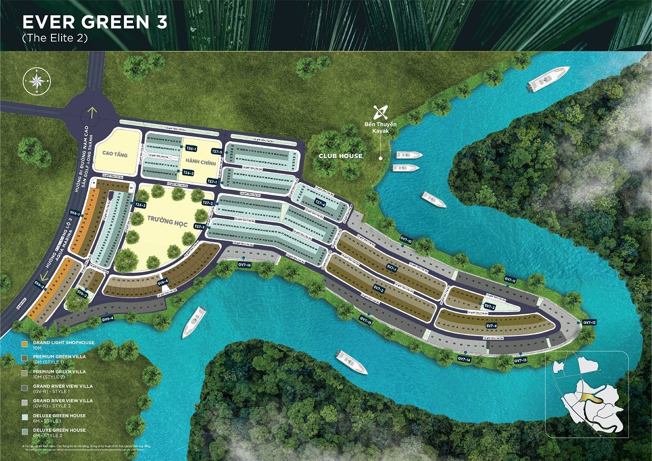 Mặt Bằng Tổng Thể EVER GREEN 3 (The Elite 2)