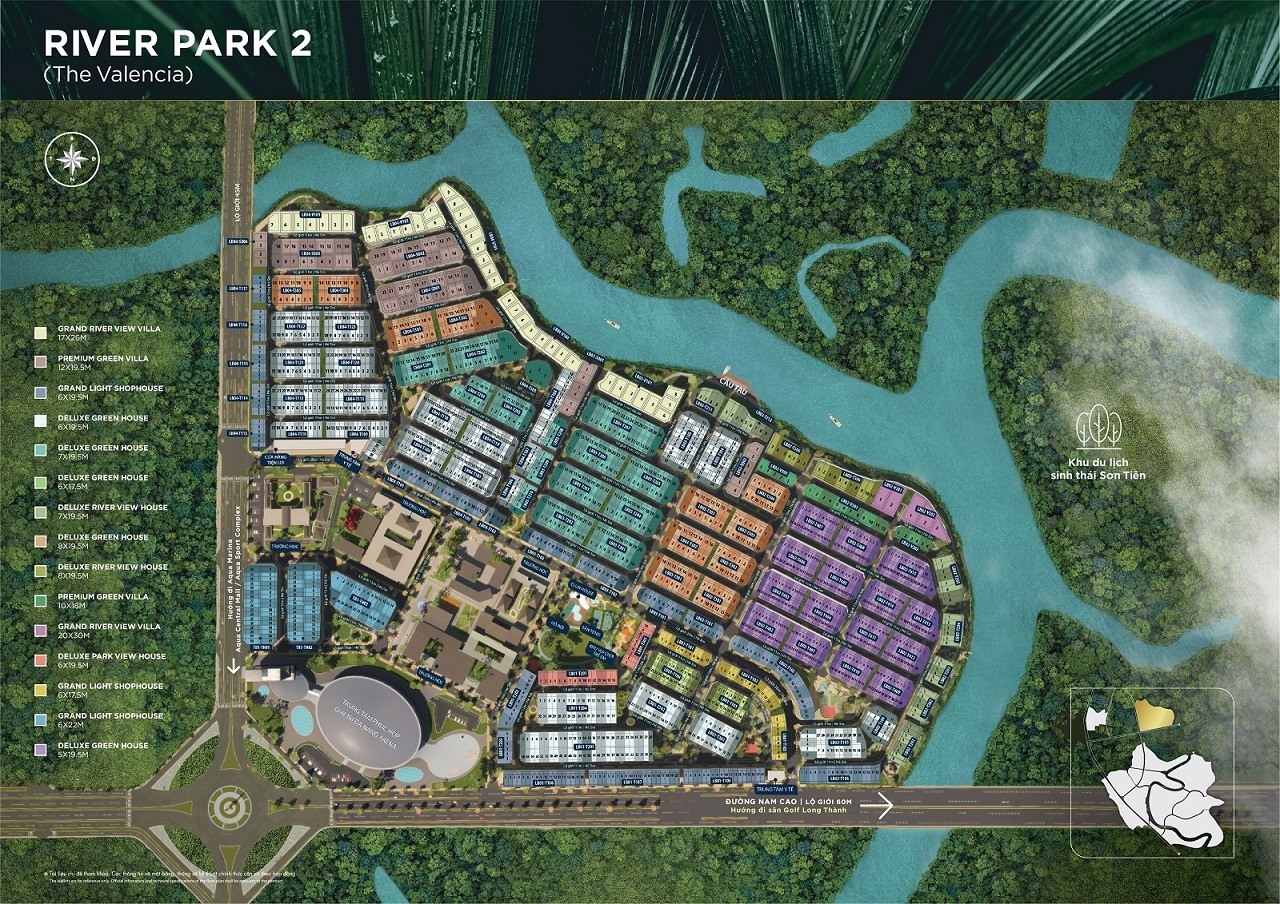 Mặt Bằng Tổng Thể RIVER PARK 2 (The Valencia) – Aqua City