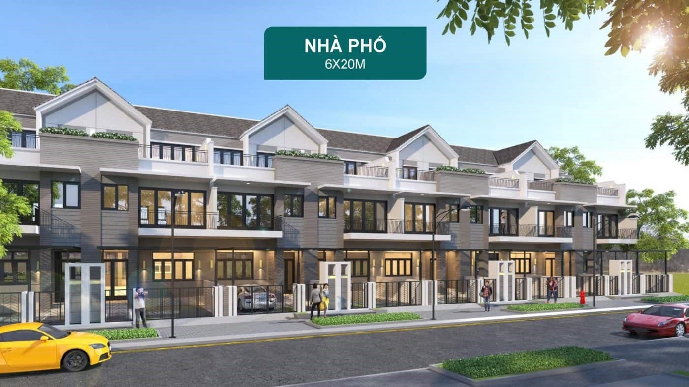 mẫu nhà phố aqua city