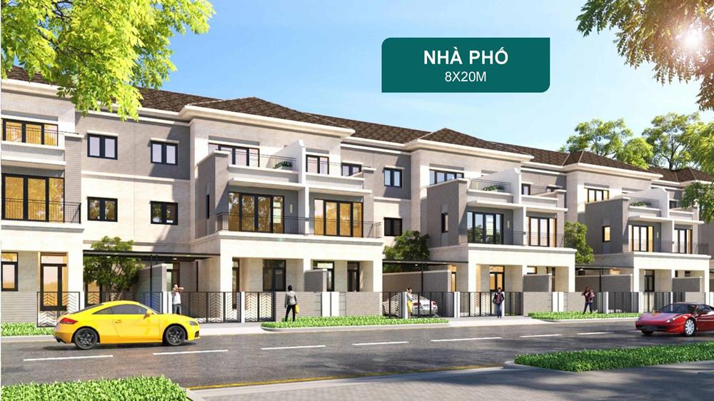 mẫu nhà phố 160m2 aqua city