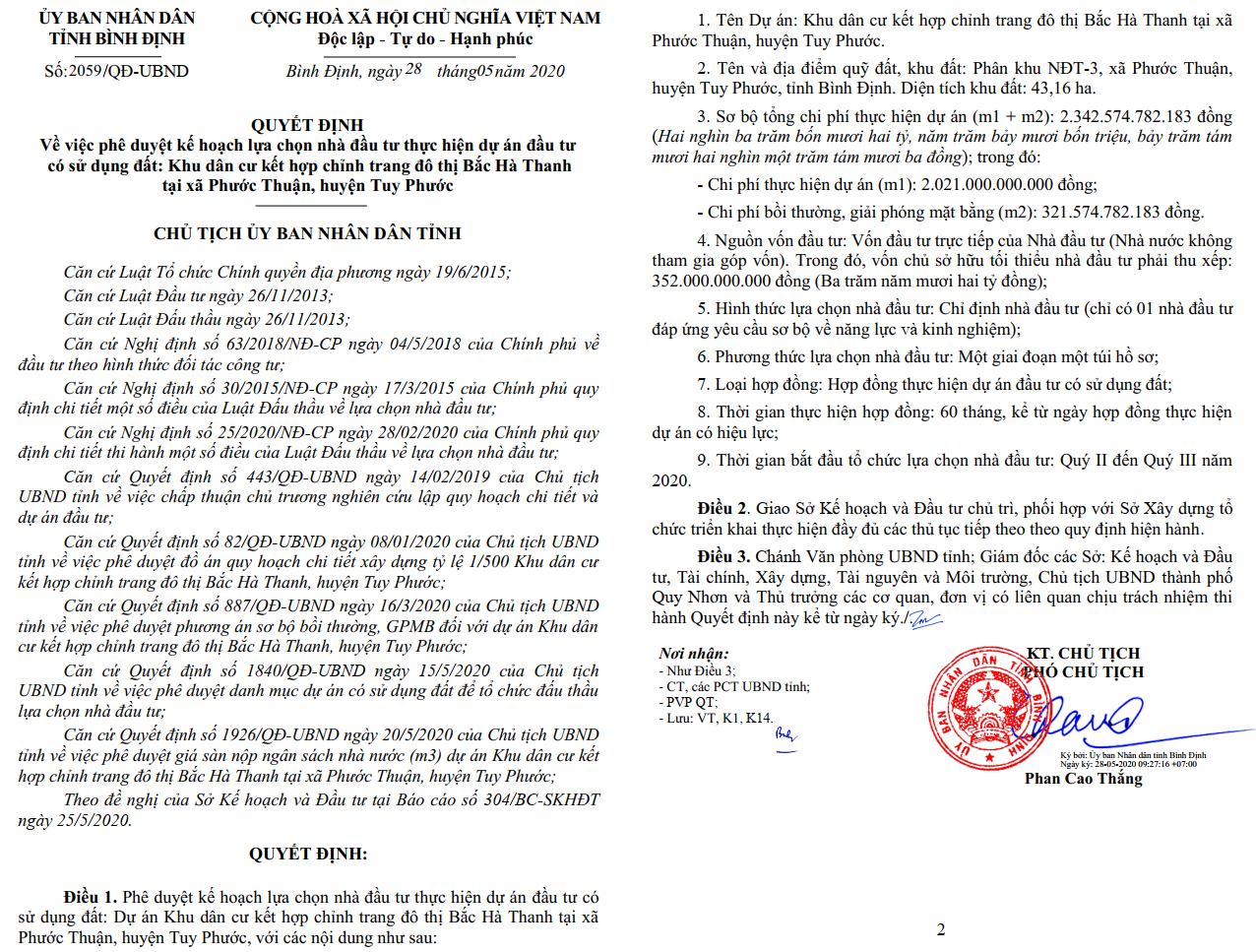khu dân cư hà thanh