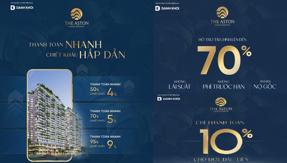 chinh sách ưu đãi căn hộ aston nha trang