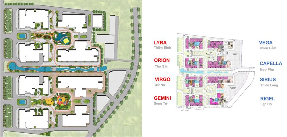 mặt bằng astral city