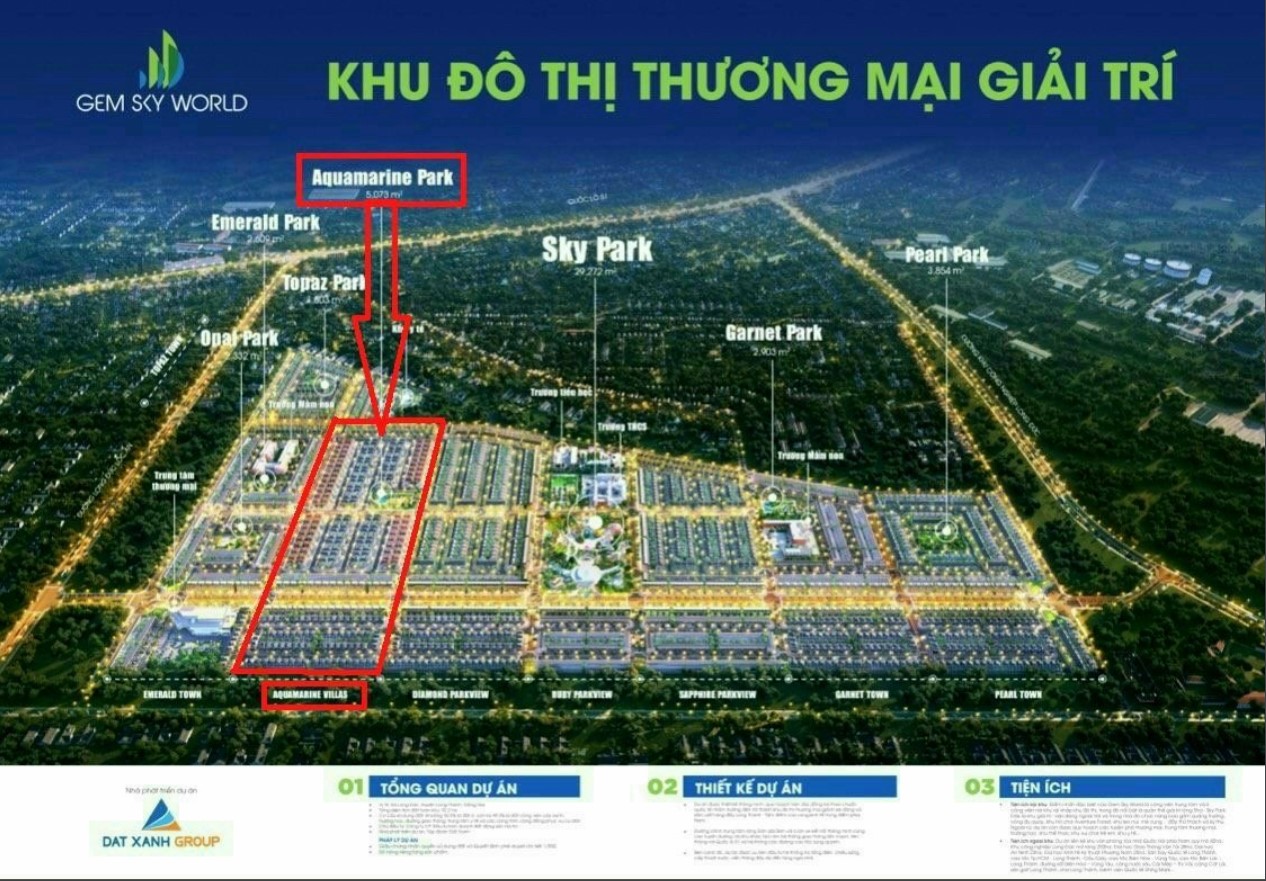 đất nền gem sky world