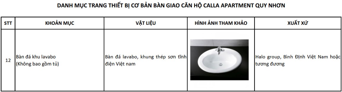 căn hộ bình định nội thất