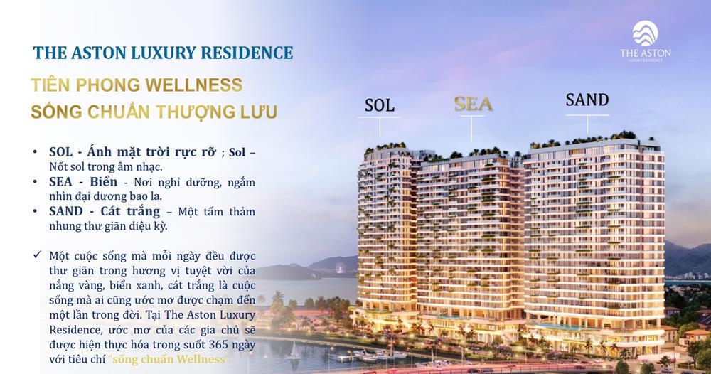 các block của căn hộ the aston nha trang