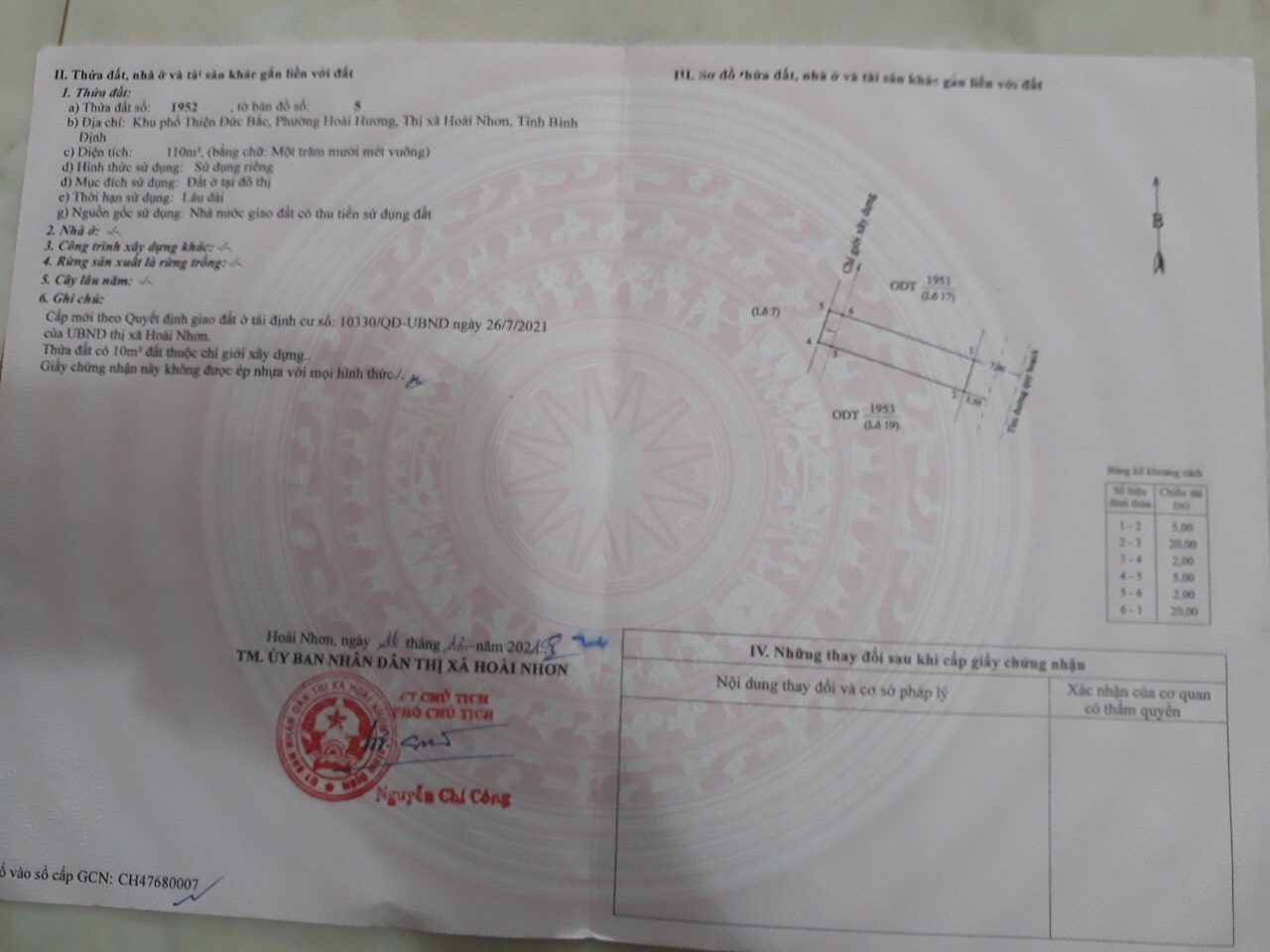 đất nền hoài hương