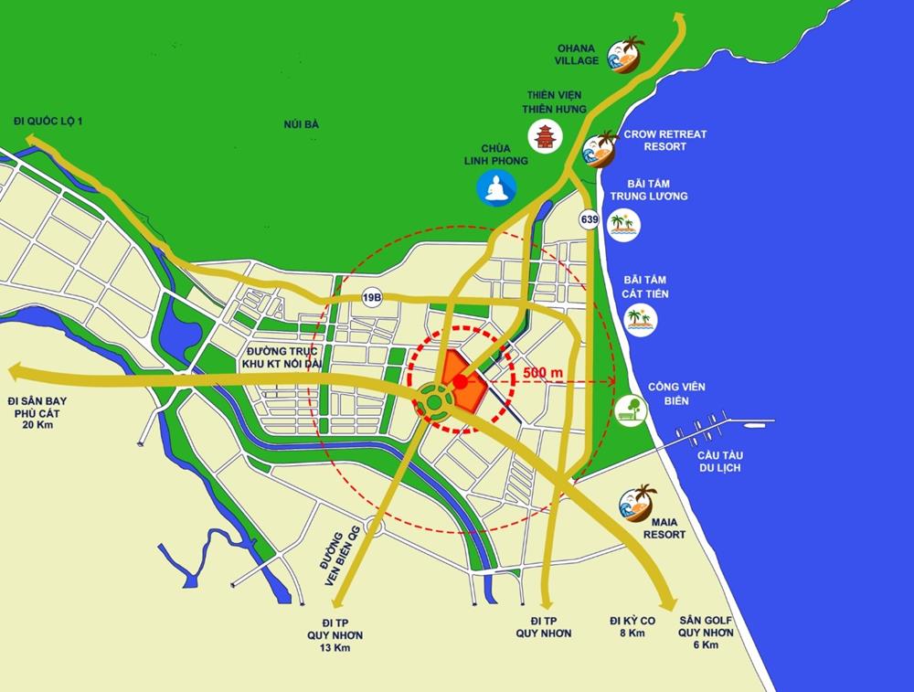 nhà ở ven biển cát tiến