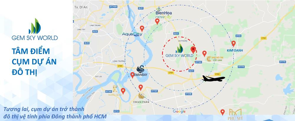 dự án đất nền long thành gem sky world