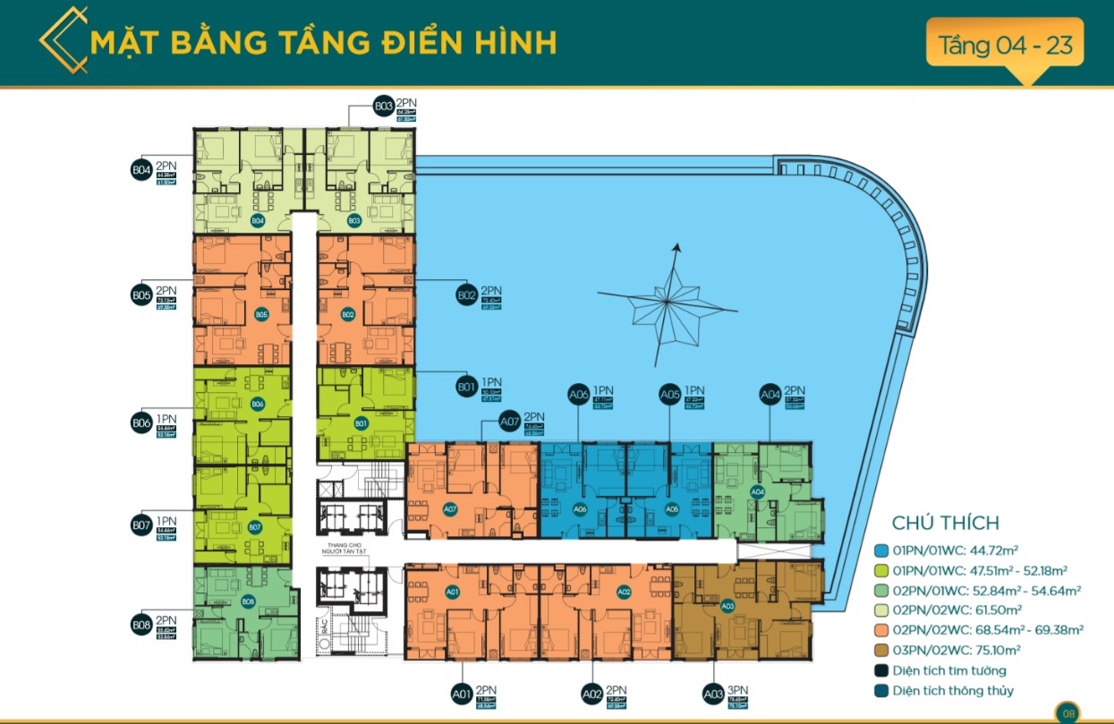 mặt bằng dự án viva plaza quận 7 