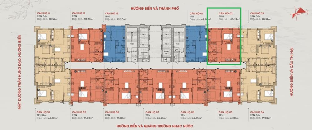 căn hộ ven biển quy nhơn giá rẻ