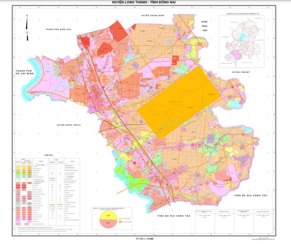 vi tri san bay long thanh