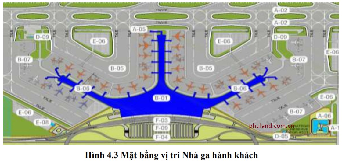 vi tri san bay long thanh