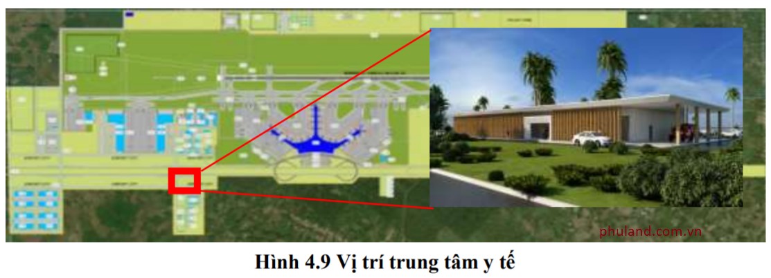 vi tri san bay long thanh