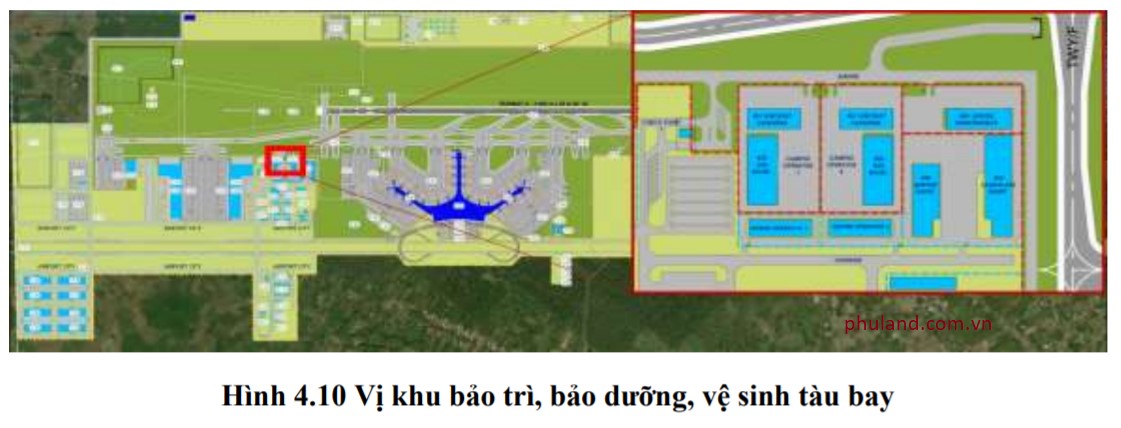 vi tri san bay long thanh