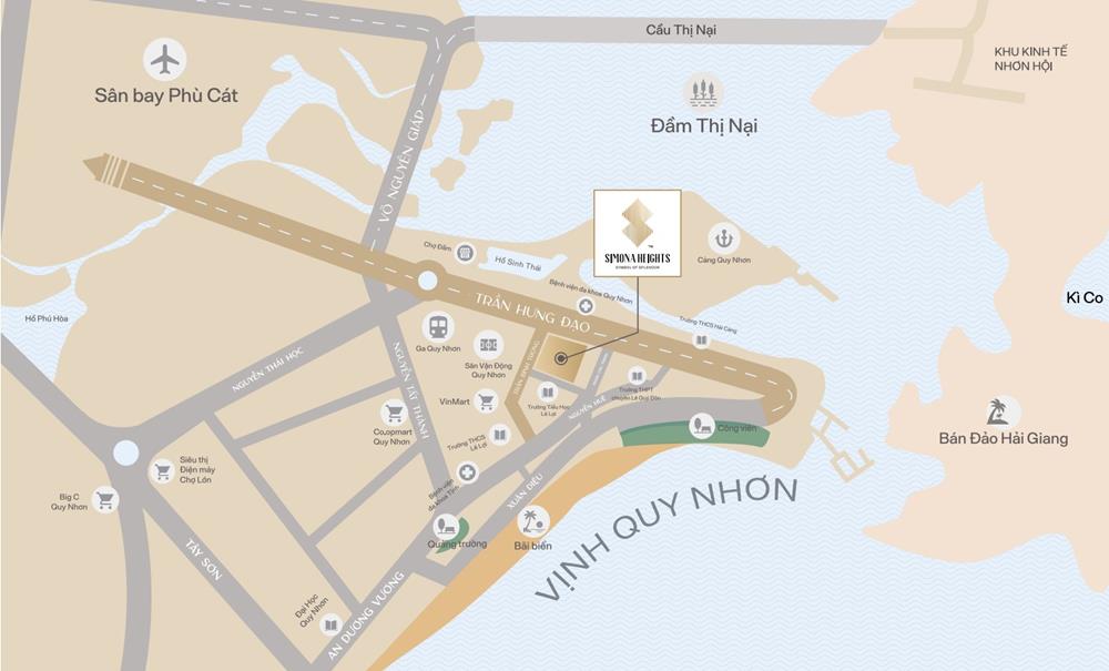 vị trí chung cư simona heights