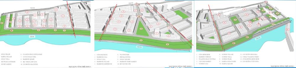 mặt bằng dự án nền lagi new city bình thuận