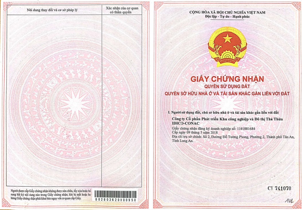 pháp lý đất thủ thừa long an