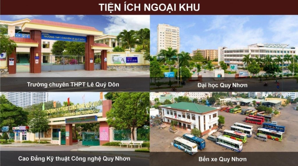 tiện ích ngoại khu Gía Chung Cư Quy Nhơn
